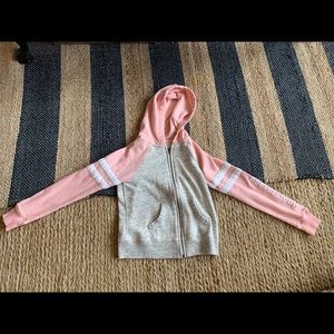 Abercrombie girls pink and grey jacket 11/12 Y
